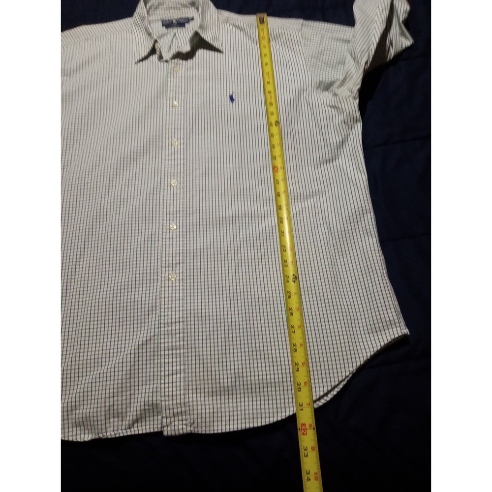 Ralph Lauren Shirt Men 2XL‎ Green Check Blake Button Up Vintage Blue Pony - Picture 4 of 6